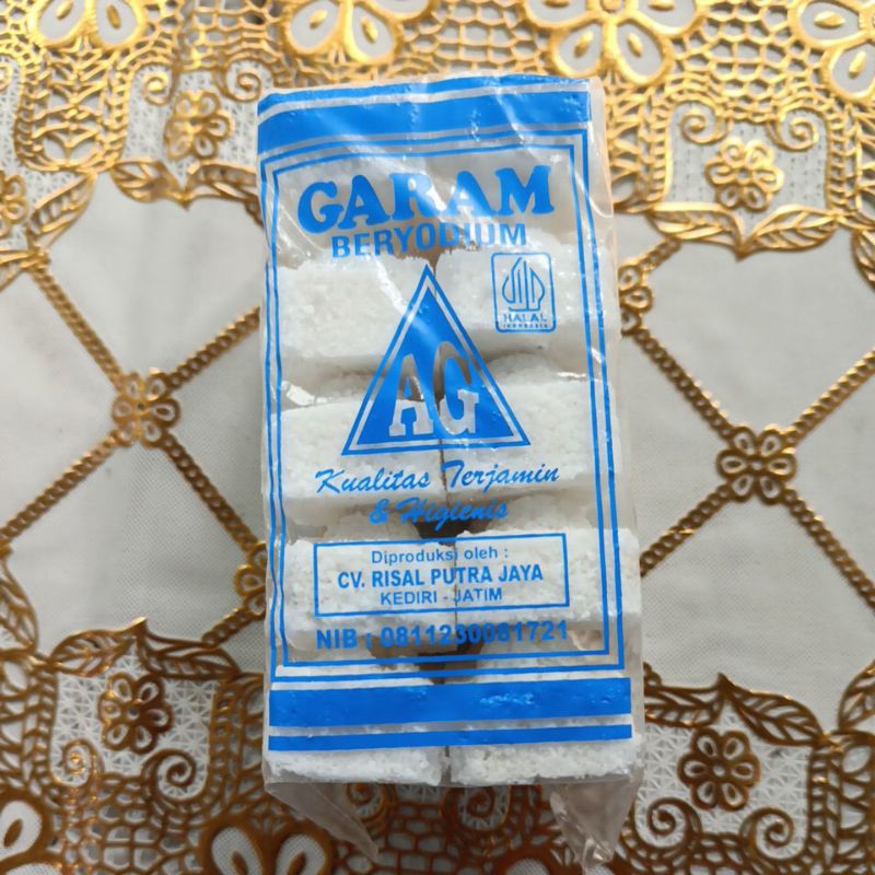 

Garam Balok / Garam Beryodium / Garam enton berat 600gr