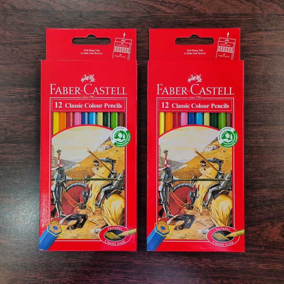 

KODE I23D Pensil Warna Faber Castell 12 Classic Panjang