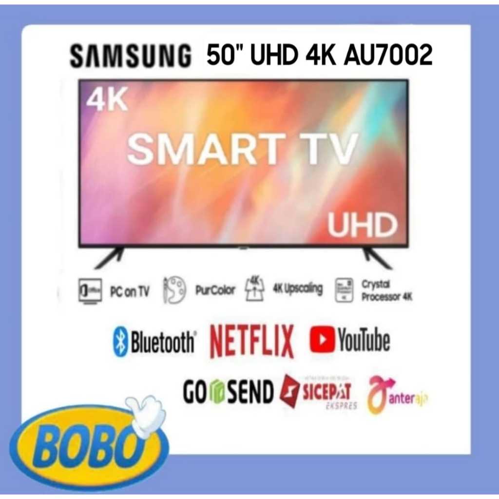 SAMSUNG 50AU7002 SMART LED TV 50 inch Crystal UHD 4K - AU50UA7002K