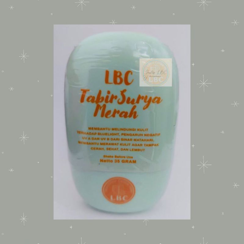Tabir Surya Merah LBC (spf 17 )