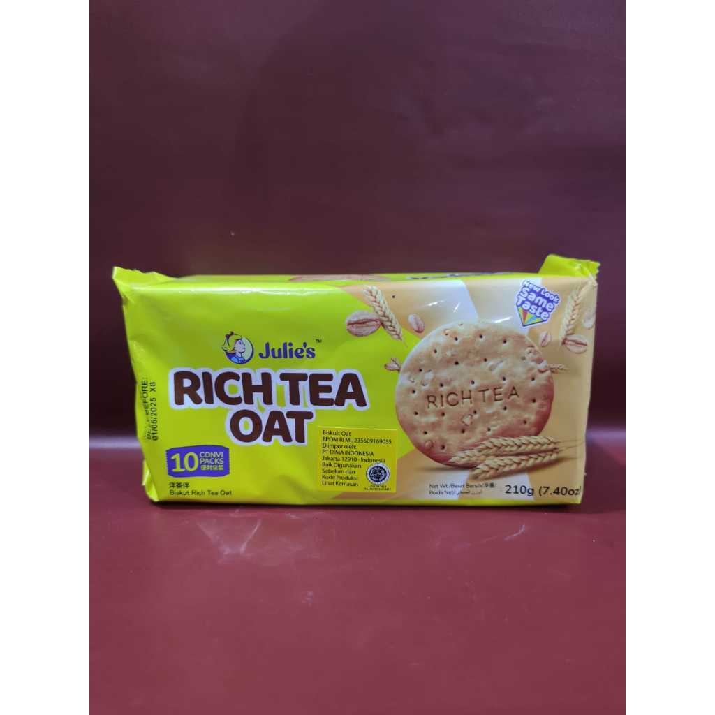 

Julies Rich Tea Oat 210G