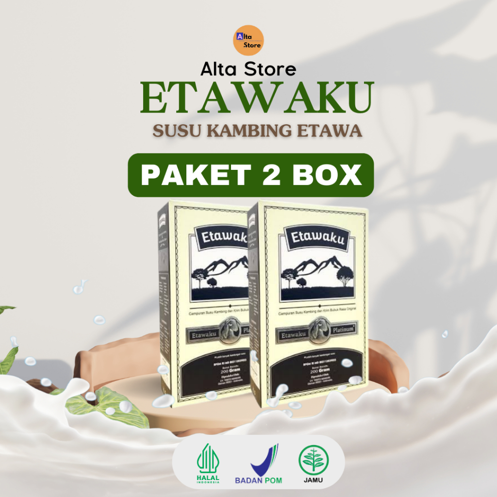 

Etawaku Platinum Paket 2 Box Susu Kambing Etawa Atasi Masalah Pernafasan Lampung