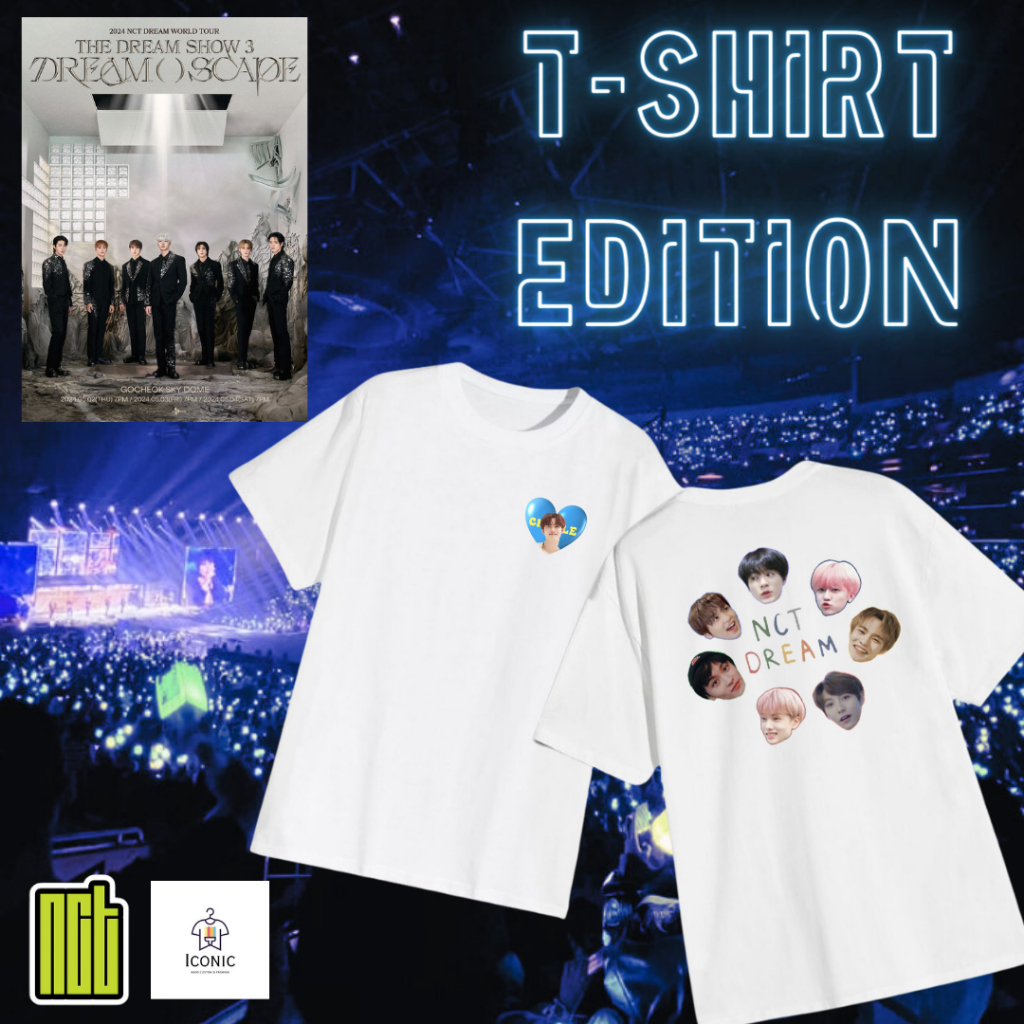 BAJU KAOS NCT DREAM CHENLE T-SHIRT VER.2 THE DREAM SHOW 3 DREAMSCAPE