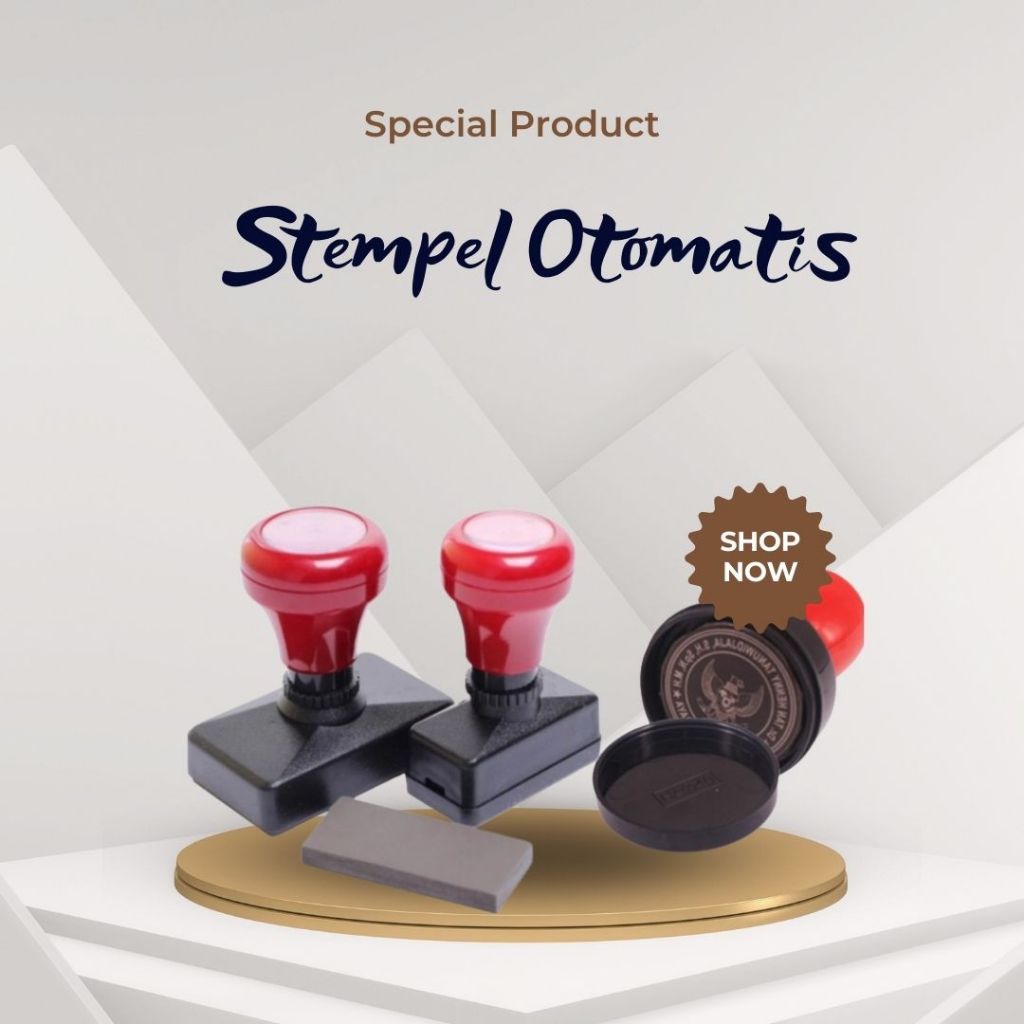 

Stempel Otomatis ukuran sedang/standar