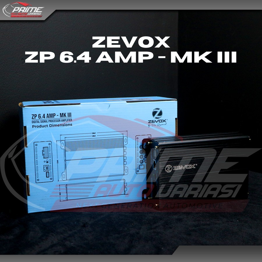 Processor Zevox ZP 6.4 AMP-MK III DSP Zevox ZP 6.4 AMP - MKIII MK3