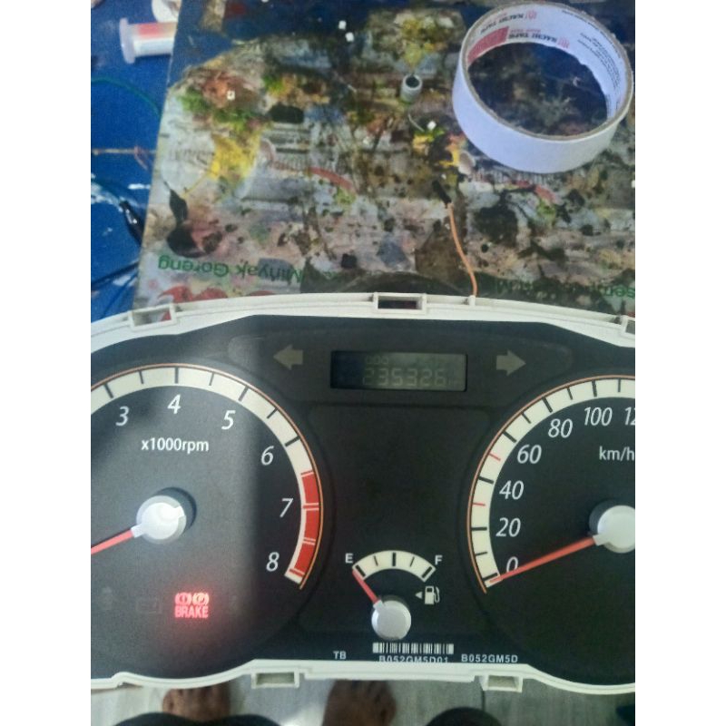 speedometer kia rio 2012 manual