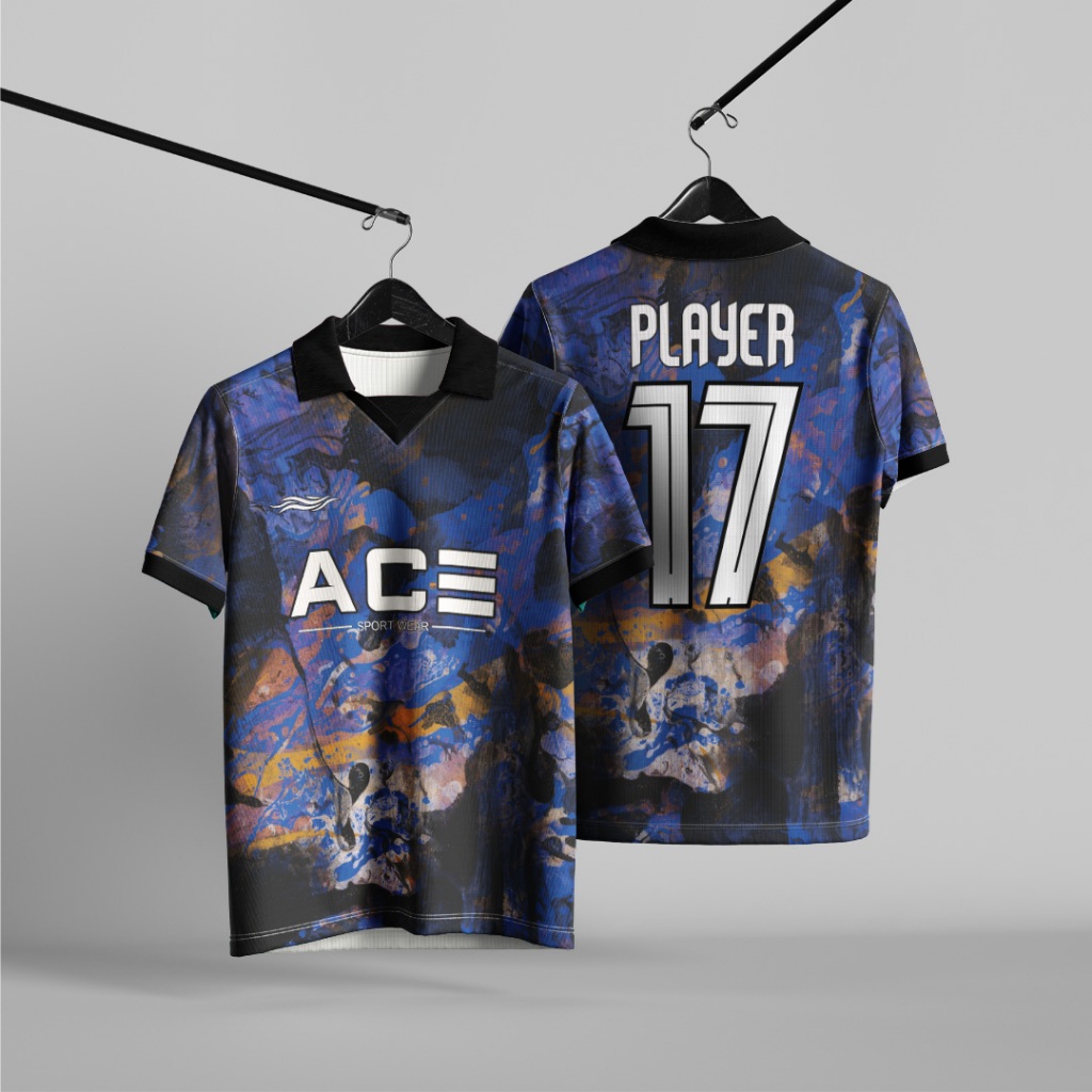 Jersey Futsal/Jersey Sepak Bola Satuan/Full Team Custom Nama Nomor