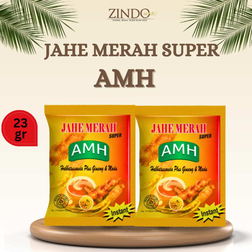 

JAHE MERAH SUPER AMH AMANAH 1 RENCENG ISI 10 SACHET ORIGINAL