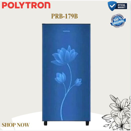 POLYTRON KULKAS 1 PINTU PRB-179B 170L/PRB-179B/PRB179B/POLYTRON/KULKAS 1 PINTU ORIGINAL BERGARANSI