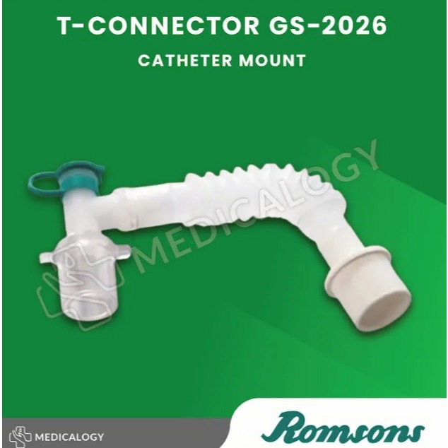 Catheter Mount "T" Connector GS-2026 Romsons