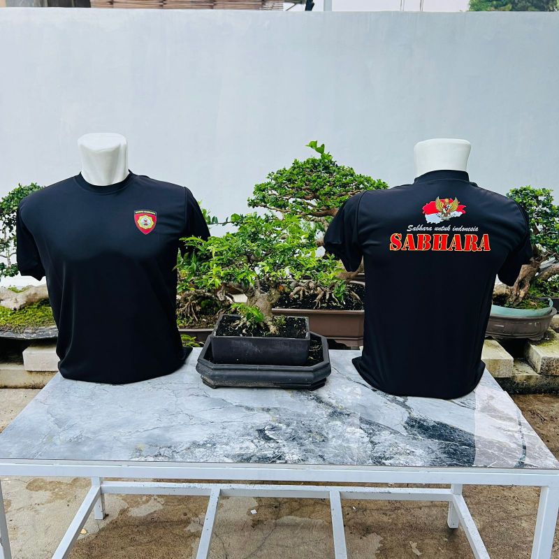 kaos dalaman polri [bahan jersey dryfit]