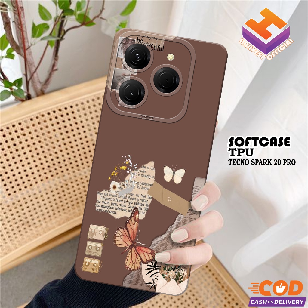 Case Hp Tecno Spark 20 Pro - Softcase Tecno Spark 20 Pro - Casing Tecno Spark 20 Pro - Kesing Tecno 