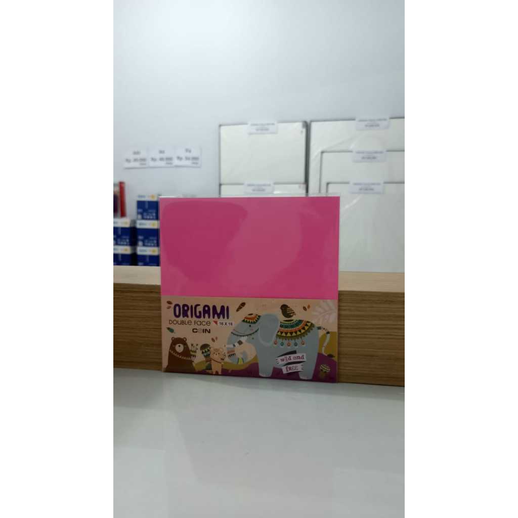 

Kertas Origami COIN/ UK 16x16/ kertas lipat