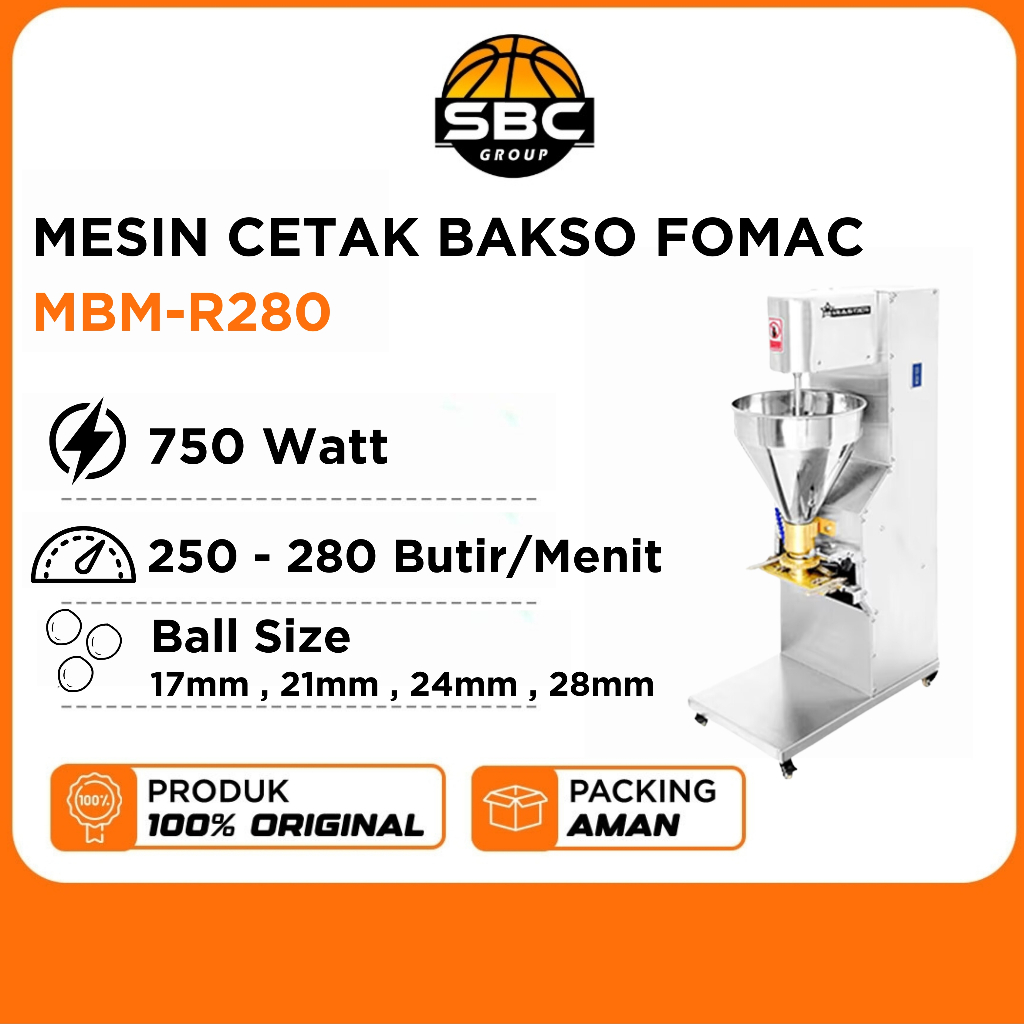 MESIN CETAK BAKSO FOMAC MBM-R280