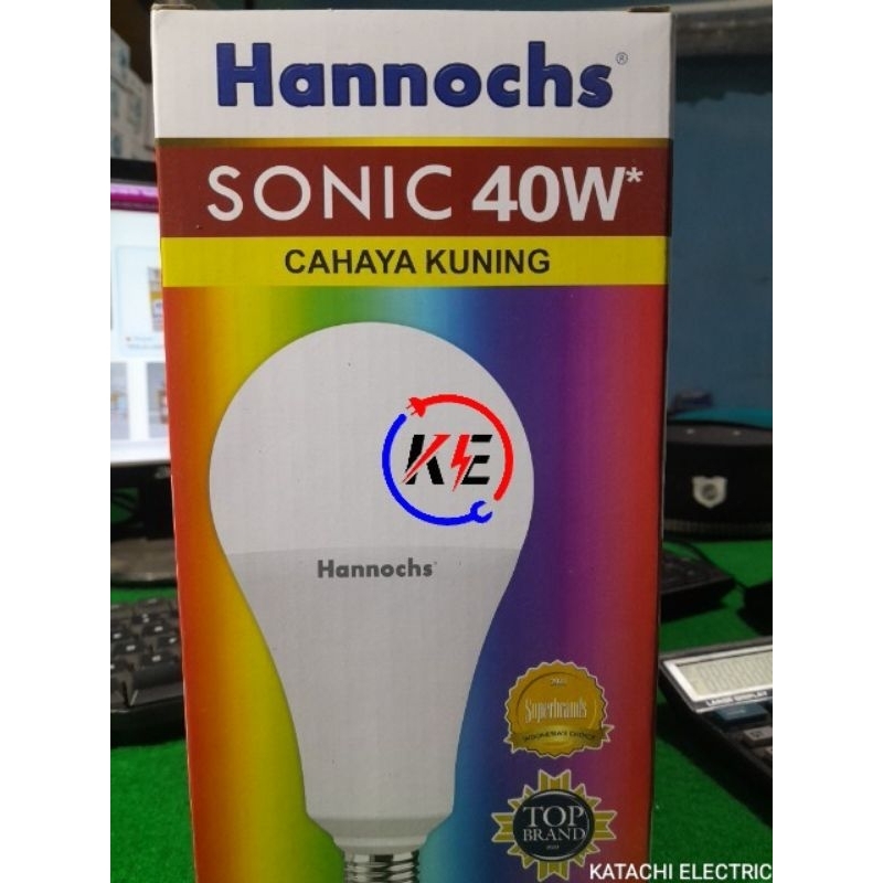 hannochs sonic bohlam bola lampu led 50 watt kuning