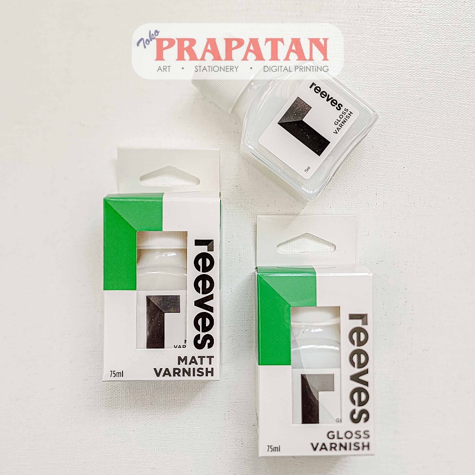 

KODE F96A Reeves Acrylic Varnish 75ml Varnish Cat Akrilik