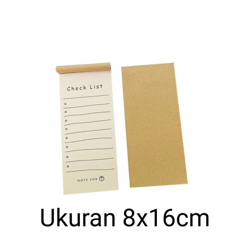 

NOTEPAD MEMO CHECK LIST TO DO LIST WEEKLY PLANNER