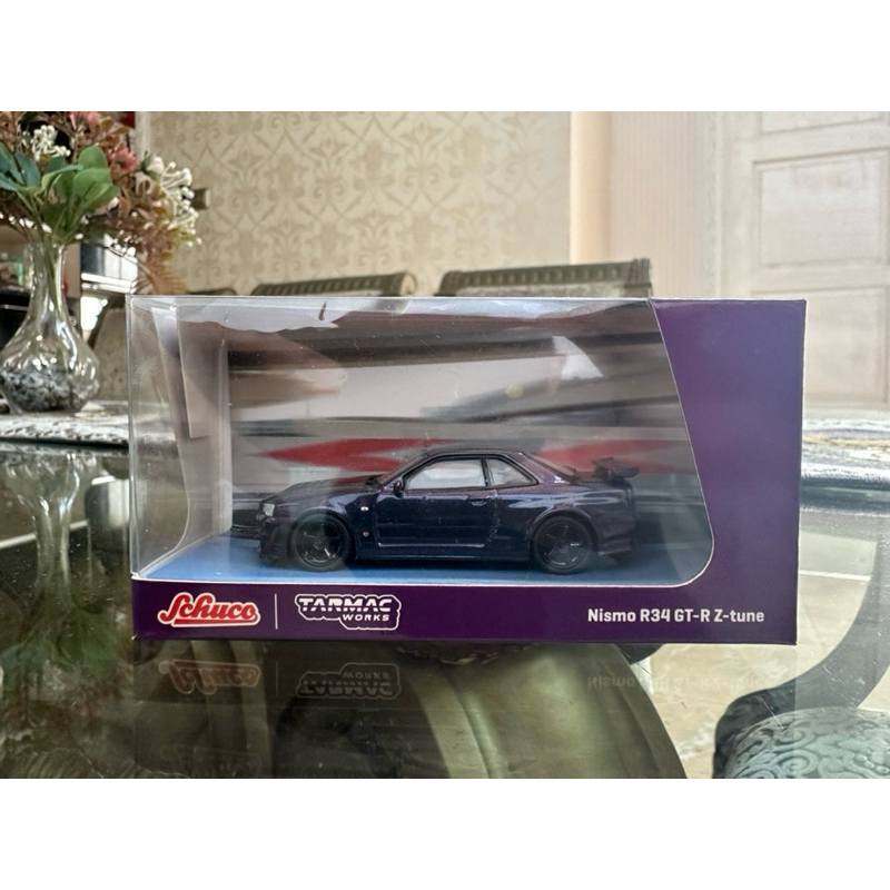 SHUCO X TARMAC WORKS NISSAN NISMO GT-R R34 Z TUNE MIDNIGHT PURPLE