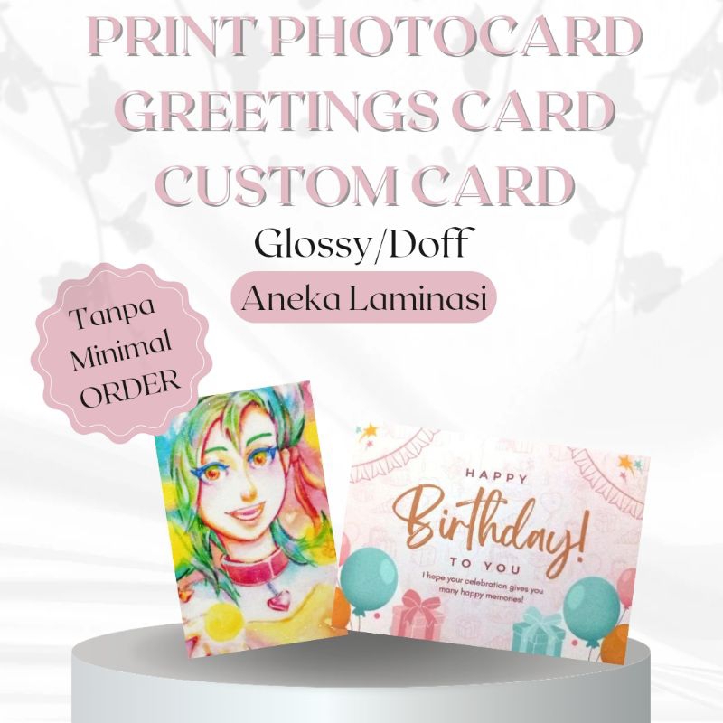 

(LINK PREORDER) Print Photocard Postcard Custom Size