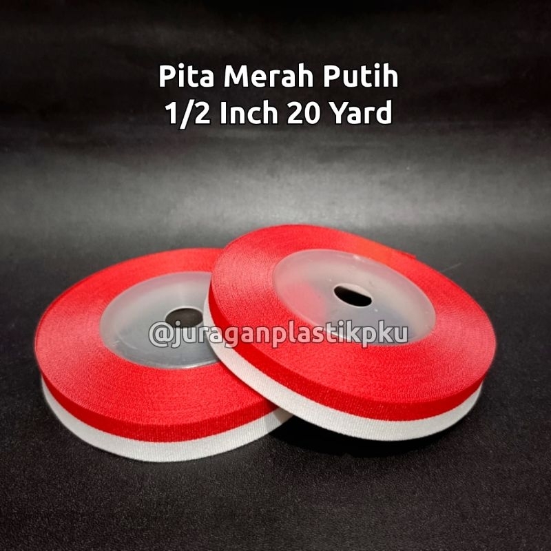 

Pita Kain 1/2 Inch Merah Putih | Pita Bendera Indonesia Merdeka 17 Agustus Hiasan 17an Souvenir Gift Hampers Dus Box Kado