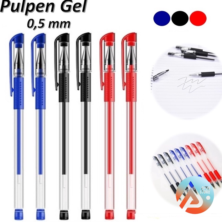 

Nyaman APEN Pulpen Gel 55mm Standard Pena Tinta Cair Alat Tulis Sekolah Kantor Pen Warna Warni Pena Ujung Lancip ATK Barang Unik Murah Lucu Import Berkualitas