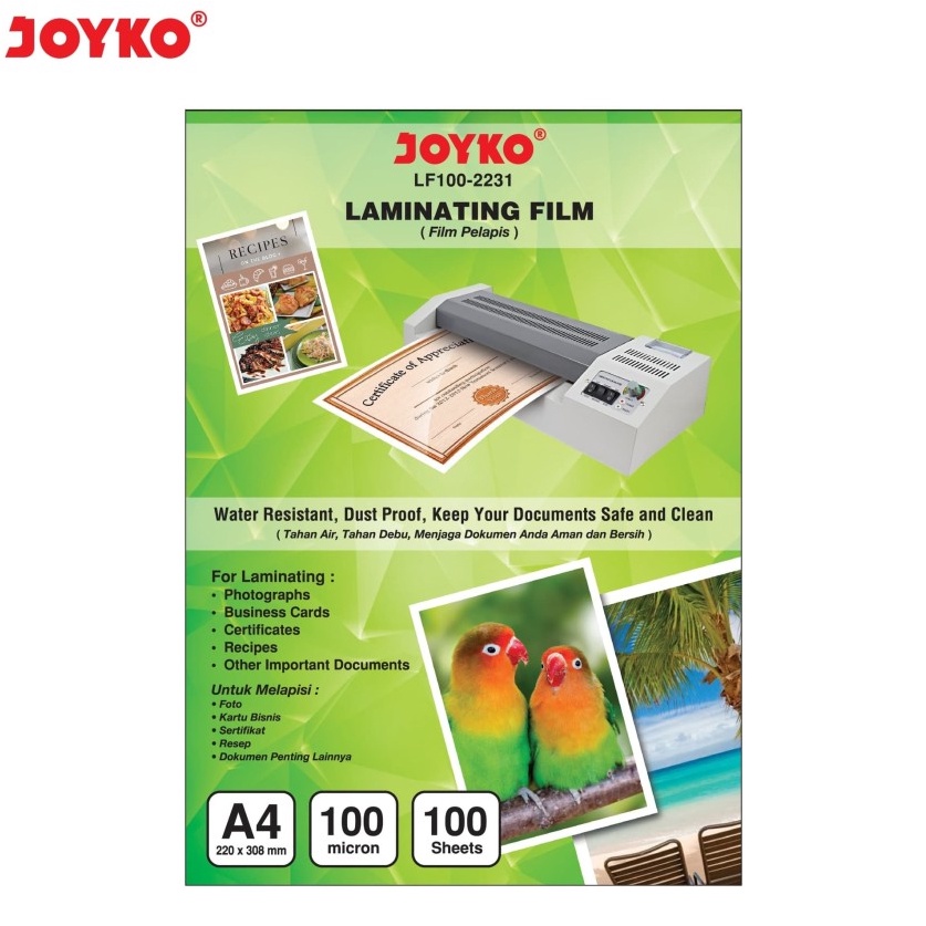 

Kejar Promo Plastik Laminating A4 Joyko