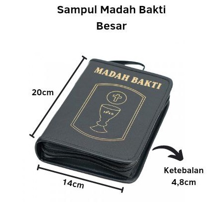 

Grosir Sekarang Sampul Tas Cover Madah Bakti Besar Sampul ALKITAB Buku Sedang