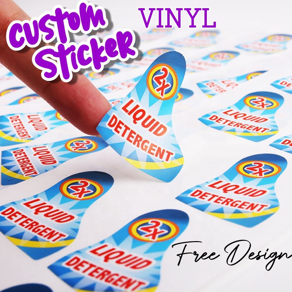 

Penjualan Sekarang STIKER LABEL VINYL GLOSSY DOFF STICKER LABEL KEMASAN STIKER CUTTING Murah Jakarta