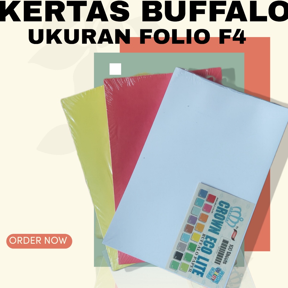 

Gratis Pengiriman KERTAS BUFFALO POLOS UKURAN FOLIO F4