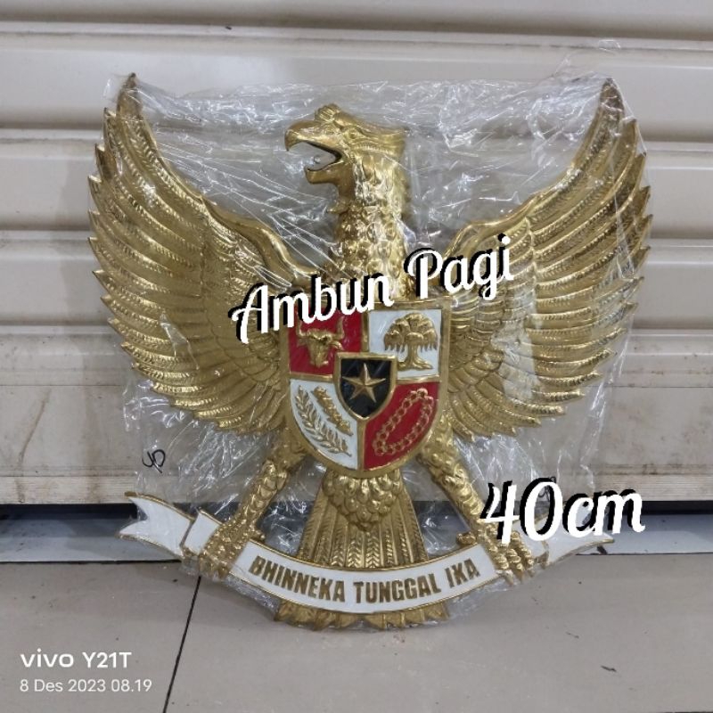 

best seller lambang Garuda Kuningan patung Garuda Kuningan ukuran 40cm