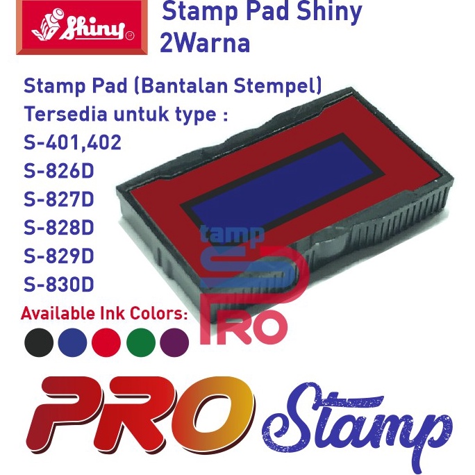 

Diskon Terviral Replacement Ink Pad Shiny S41 S826D S827D S828D S829D S83D TANPA WARNA