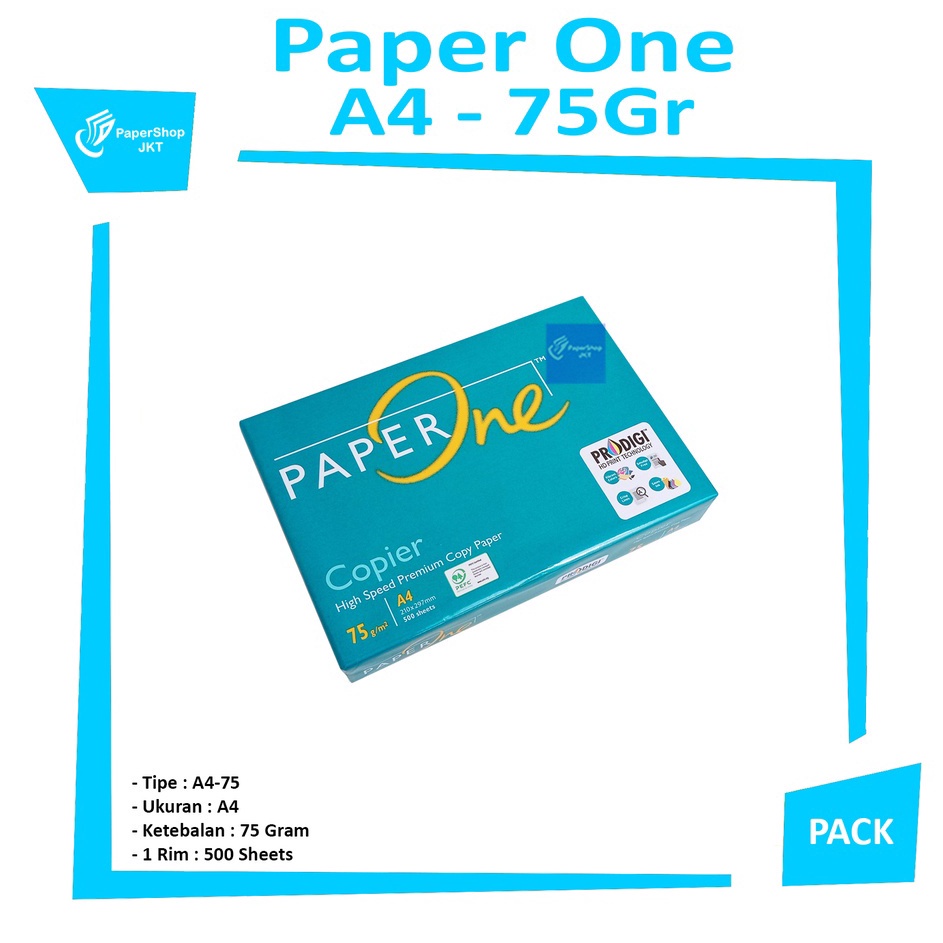 

Harga Update PAPER ONE Varian Kertas Print Fotokopi Putih Rim