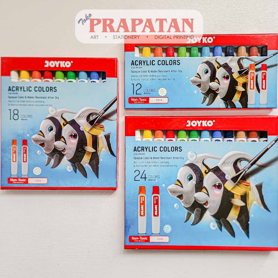 

Diskon Update Cat Akrilik Set Titi Joyko 12ml Joyko Acrylic Set