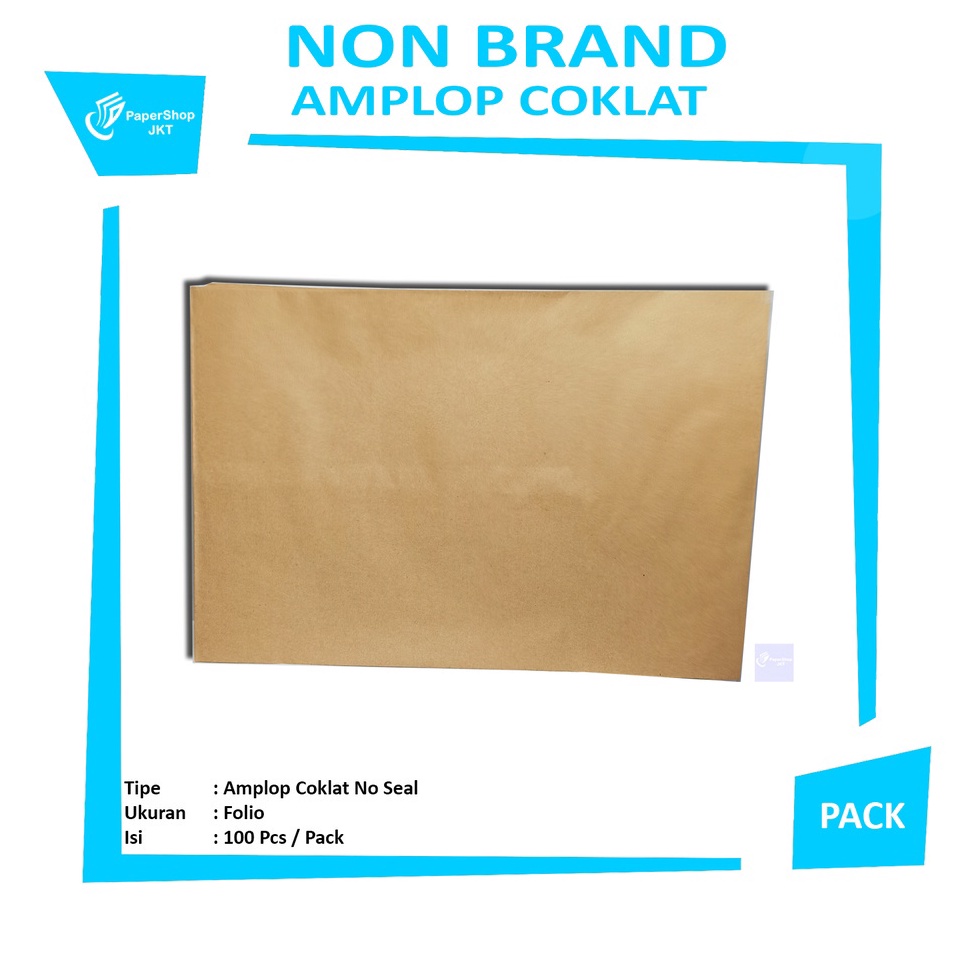 

Penjualan Murah PSJ Amplop Coklat Folio Pack