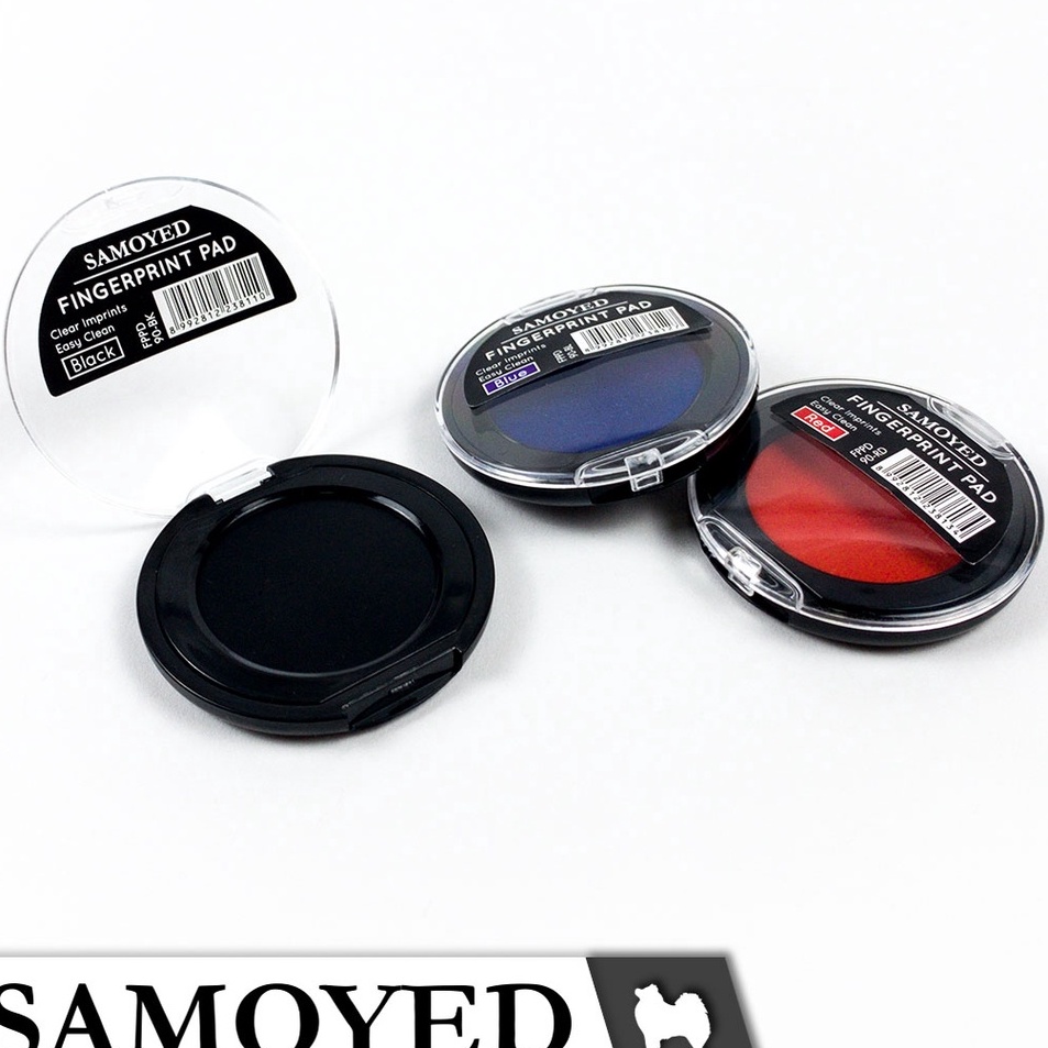 

Best Arrival Bantalan Bak Tinta Stempel Cap Sidik Jari Jempol Fingerprint Pad Samoyed FPPD9