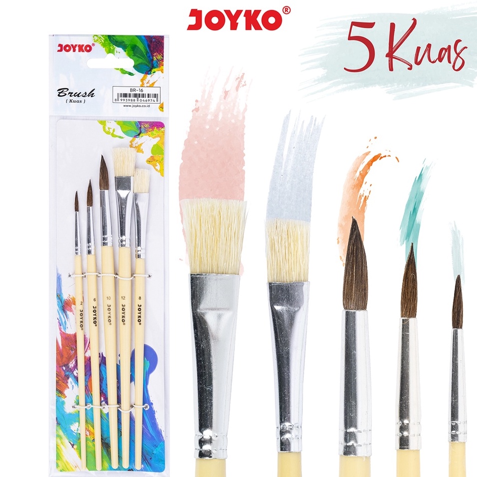 

First Order Brush Kuas Cat Air Lukis Acrylic Joyko BR16