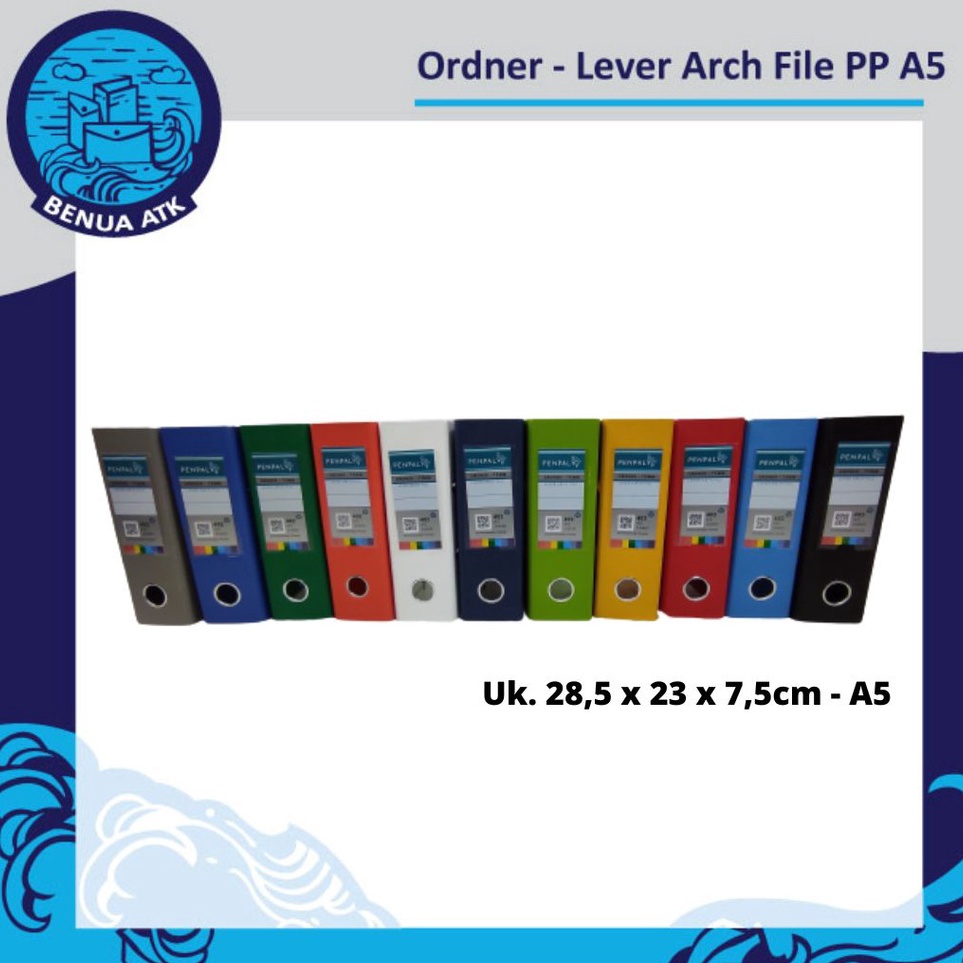 

Banyak Promo Ordner Lever Arch File PP A5 Penpal PL42