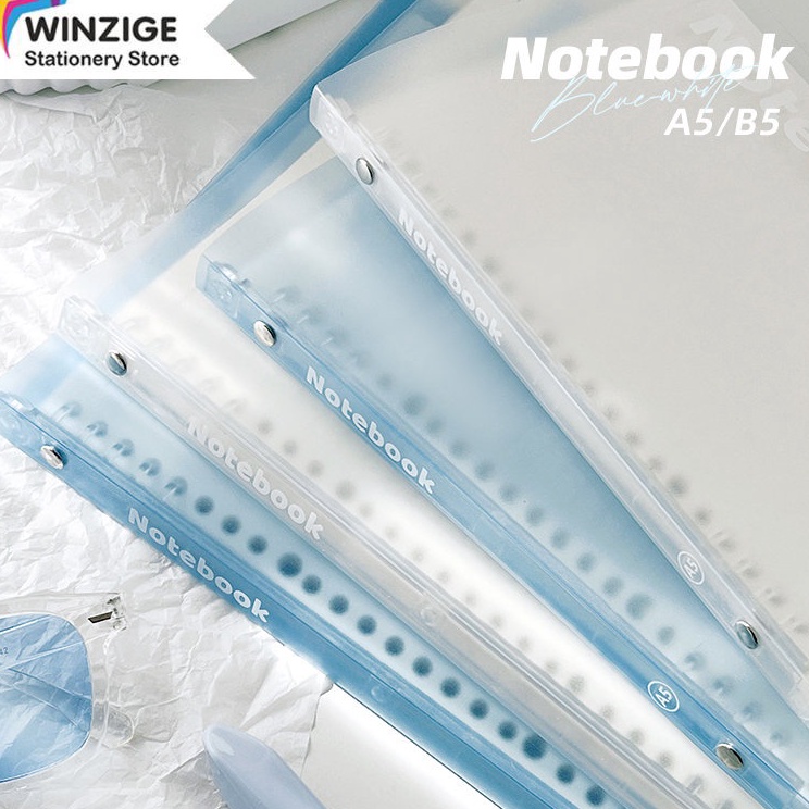 

Borong Diskon Winzige Buku Binder A5 B5 Buku Tulis Sekolah Lucu Buku Notebook Aesthetic Lose Leaf Binder Kuliah
