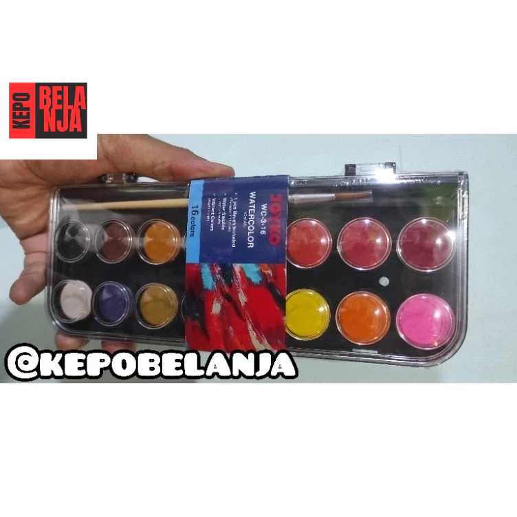 

KODE H3E cat air joyko 16 warna lukis gabus sterofoam bola tugas sekolah poster murah