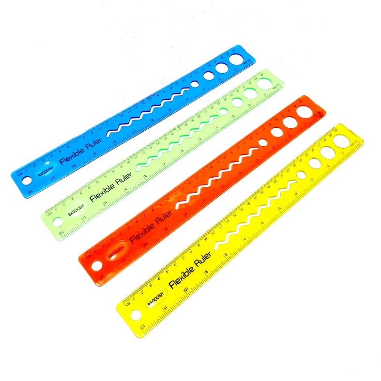 

First Surprise HARGA GROSIR PER 1LUSIN 12PCS PENGGARIS FLEXIBLE 3CM ANTI PATAH 4 WARNA