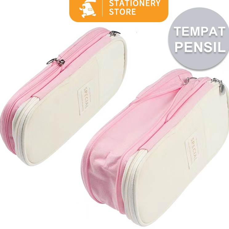 

Kualitas Terjamin Tempat PensilPencil Cases Large Capacity Pencil Bag Pouch Holder Box for Girls Office Student Stationery Organizer School SuppliesRabbit Stationery