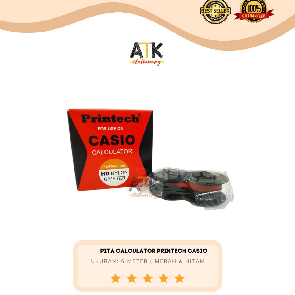 

Diskon Surprise Pita Kalkulator Printech Casio Hitam atk