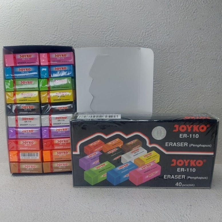 

KODE O64W Penghapus kecil warna warni JOYKO ER11 PER PAK