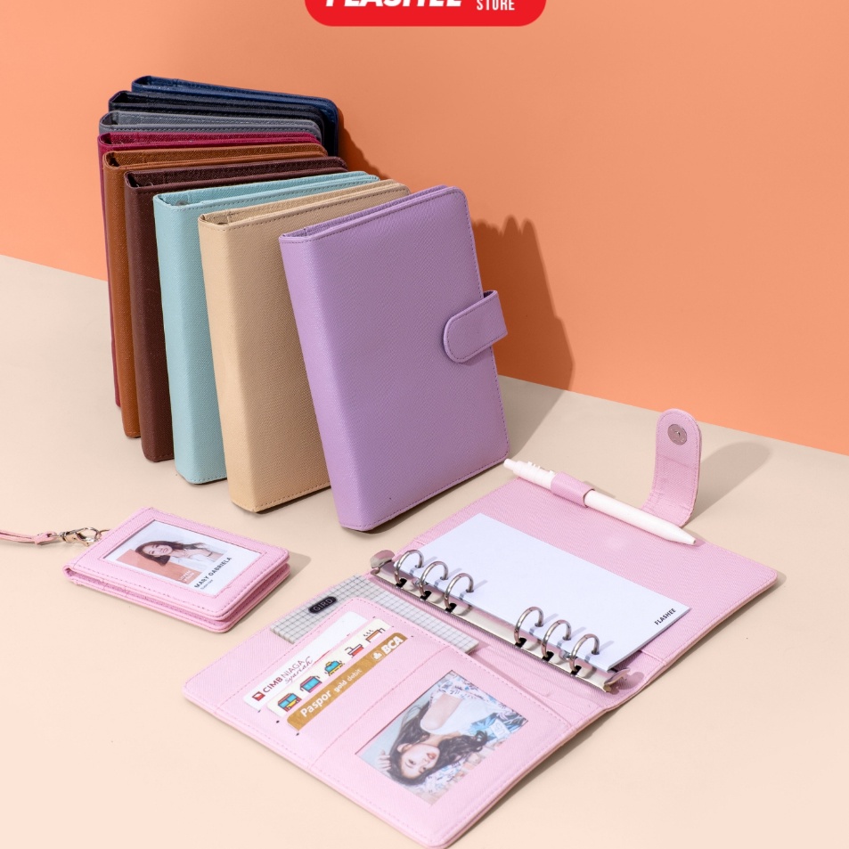 

Baru Irit Flashee Binder Polos A6 6 Ring Eksklusif Levi Binder A6 Agenda A6 Polos Binder Berkualitas Dompet Keuangan