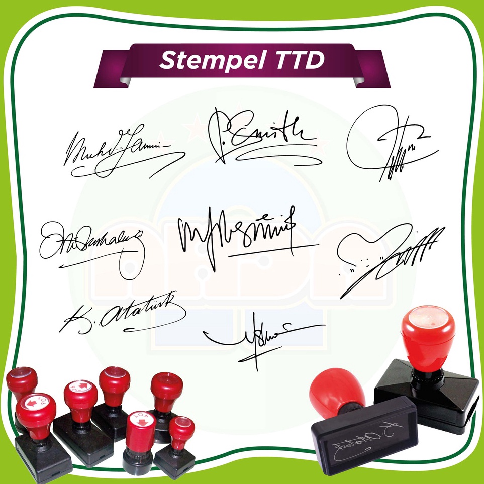 

Penjual Resmi Stempel TTD