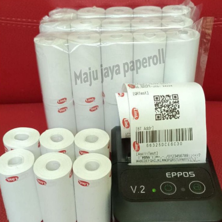 

Baru Spesial KERTAS THERMAL EDC LOGO LINK PER PACK ISI 1 ROLL