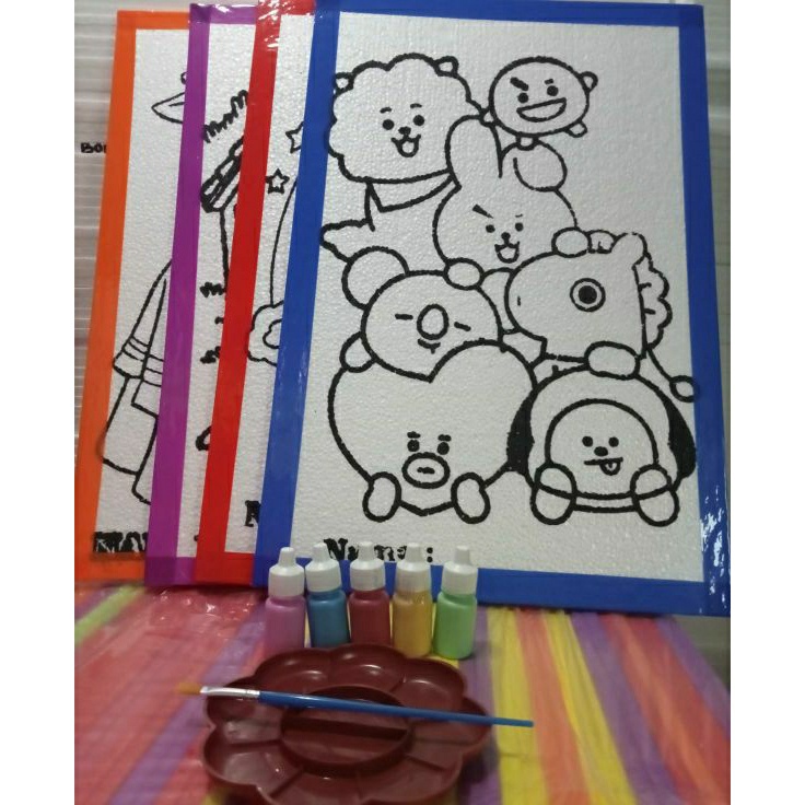 

Best Discount HEBOH 4 PAKET EKONOMIS LENGKAP MEWARNAI STEROFOAM LUKIS UKURAN 3351cm