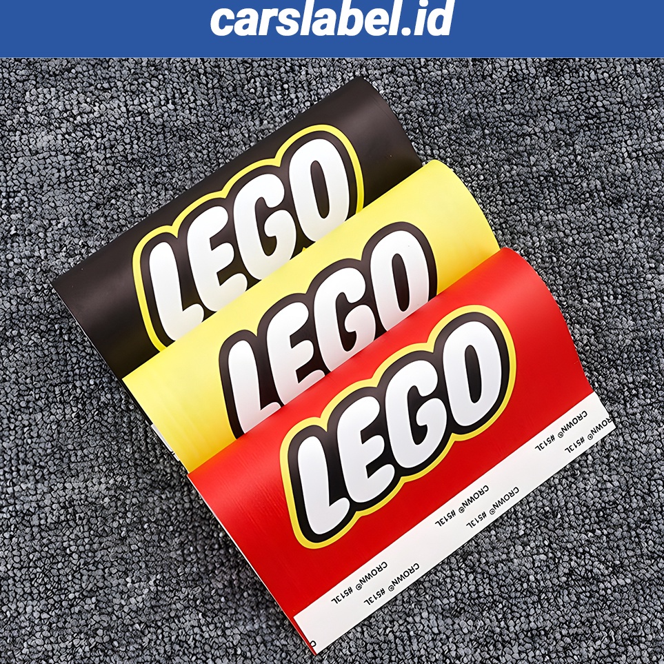 

Pusat Irit LEGO Label Tag Mobil Variasi Penutup Pintu Bagasi Hiasan Stiker Lego Mobil Viral