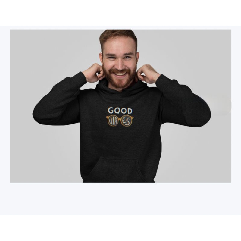 Sweater Hoodie Good Vibes