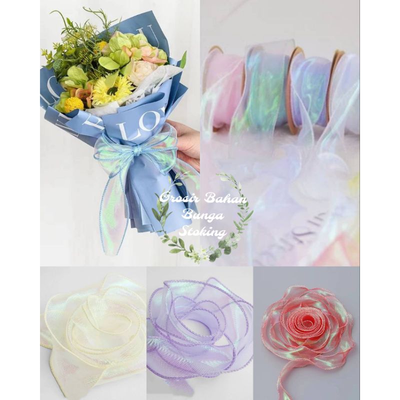 

1 meter Pita Fishtail Hologram Korea - Pita Glossy - Pita Hologram - Pita Kado